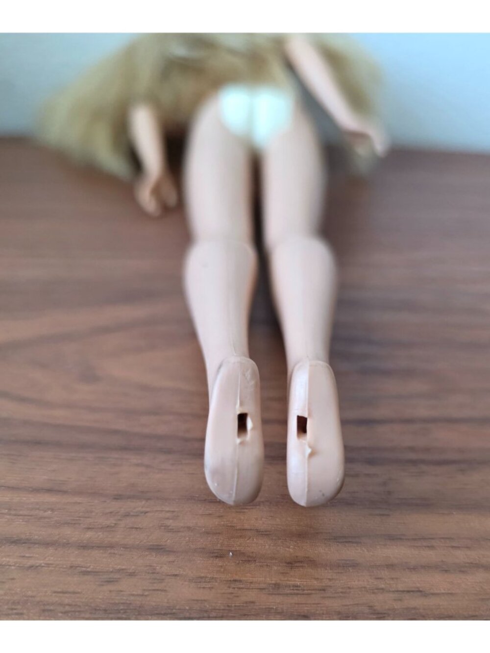 Vintage Mattel Barbie Nude Doll Blonde Hair w/ Bangs & Blue Eyes - Indonesia - Picture 7 of 11